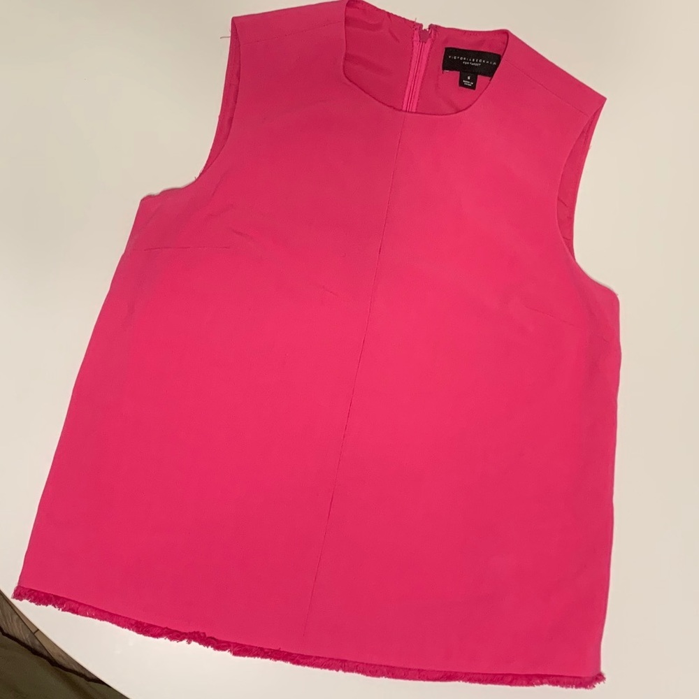 Victoria Beckham by Target Hot Pink Sleeveless Top